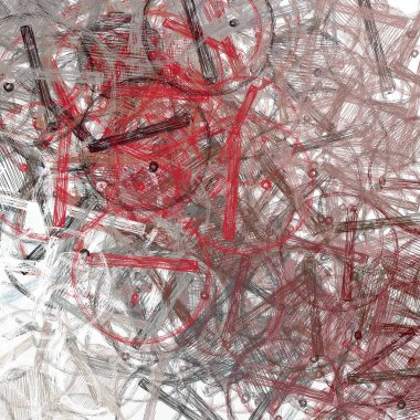 Karda kırmızı ağaç