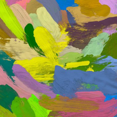 tuval arka plan üzerinde yaratıcı soyut Yağlıboya