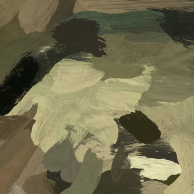 Tuval el yapımı yağlıboya. Renkli doku. Fırça darbeleri.