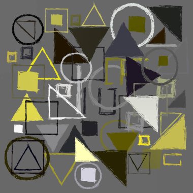 Geometrik desenli soyut doku