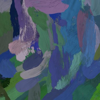 Tuval el yapımı yağlıboya. Renkli doku. Fırça darbeleri. Renkli görüntü. Modern sanat. Çağdaş sanat.