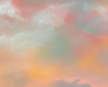 soyut grunge bulutlar, kopya alanı ile renkli arka plan