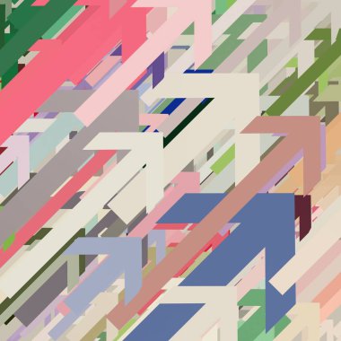 renkli geometrik desenile kesintisiz arka plan