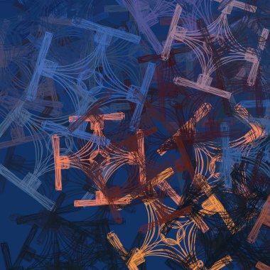 Bir ağaç ile renksiz desen