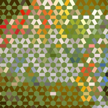 Renk fraktal geometrik soyut desen