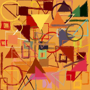 Farklı öğeler ile sorunsuz arka plan