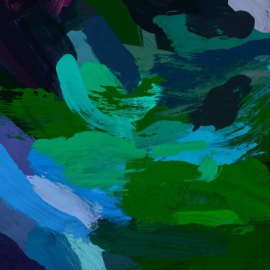 El yapımı tuvale yağlı boya. Soyut sanat dokusu. Renkli doku. Modern sanat eserleri. Yağlı boya darbeleri. Fırça darbeleri. Modern sanat. Çağdaş sanat. Sanatsal tuval.