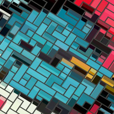 Geometrik desenli soyut doku