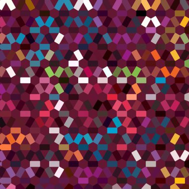 Renk fraktal geometrik soyut desen