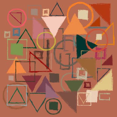 Geometrik desenli soyut doku