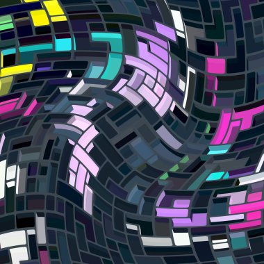 Geometrik desenli soyut doku