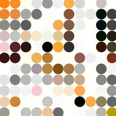 Dairelerle soyut sorunsuz desen. Kumaş için desen. Polka nokta dikişsiz desen.