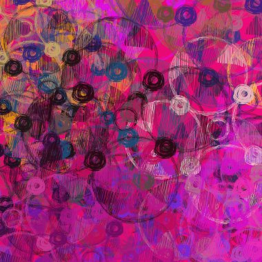 Pembe çiçekli kusursuz desen