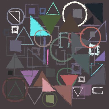 Geometrik desenli soyut doku