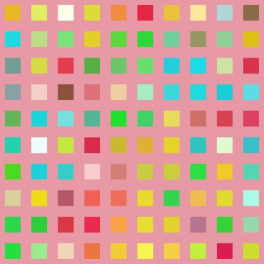 Yeşil ve beyaz ile kusursuz geometrik desen