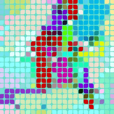 modern soyut geometrik desen arka plan