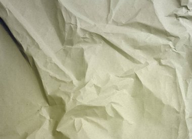 buruşturulmuş kağıdın beyaz arka planı