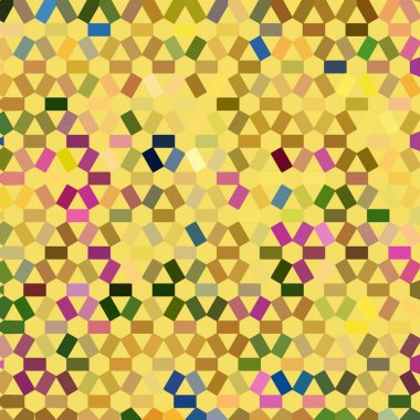 Renk fraktal geometrik soyut desen