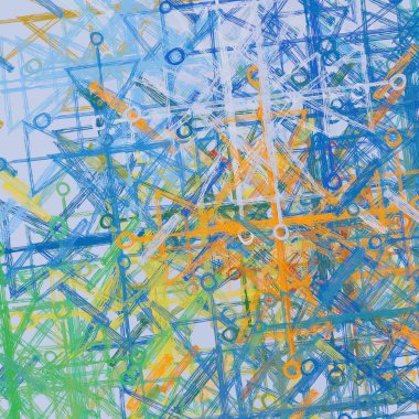 El yapımı tuvale yağlı boya. Soyut sanat dokusu. Renkli doku. Modern sanat eserleri. Yağlı boya darbeleri. Fırça darbeleri. Modern sanat. Çağdaş sanat. Sanatsal tuval.   