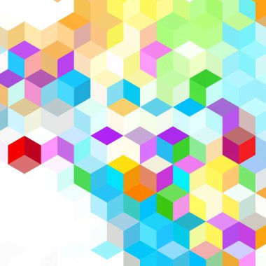 Geometrik desenlerle soyut sanat dokusu