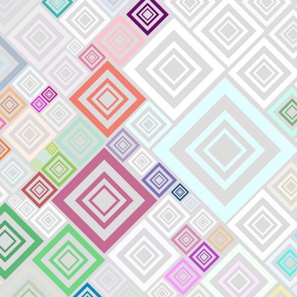 colorful abstract background with squares         