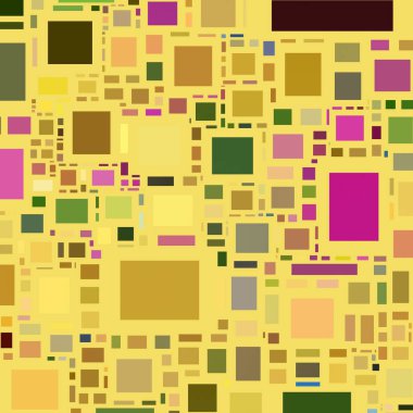 Soyut sanat dokusu. Kareler ile renkli doku. Modern sanat eserleri. Renkli görüntü