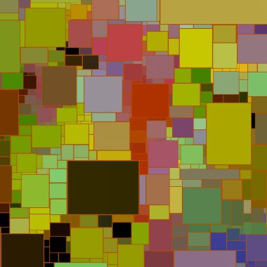 Soyut sanat dokusu. Kareler ile renkli doku. Modern sanat eserleri. Renkli görüntü