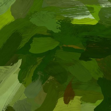 Tuval el yapımı yağlıboya. Renkli doku. Fırça darbeleri.