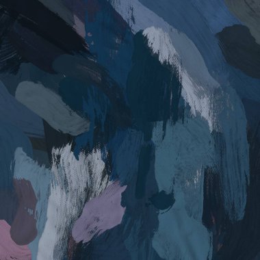 Tuval el yapımı yağlıboya. Renkli doku. Fırça darbeleri.