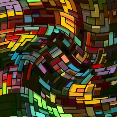 Geometrik desenli soyut doku