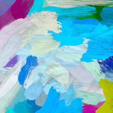 tuval arka plan üzerinde yaratıcı soyut Yağlıboya