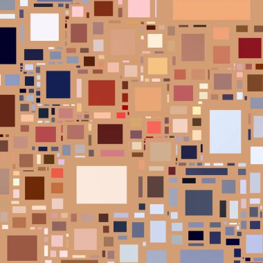 Soyut sanat dokusu. Kareler ile renkli doku. Modern sanat eserleri. Renkli görüntü