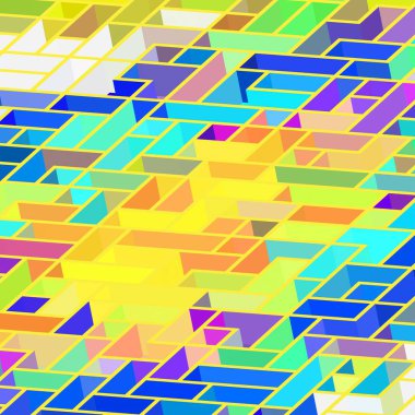 Geometrik desenli soyut doku