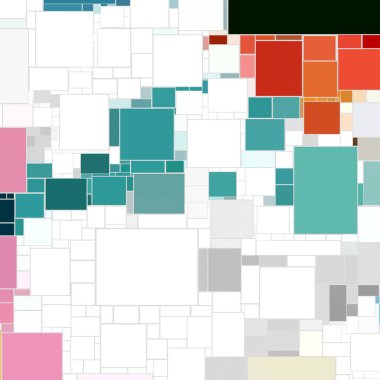 Soyut sanat dokusu. Kareler ile renkli doku. Modern sanat eserleri. Renkli görüntü