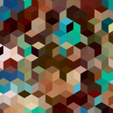 Geometrik desenlerle soyut sanat dokusu