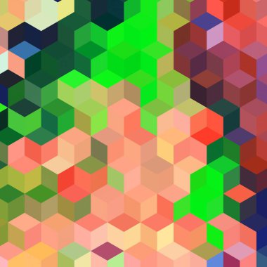 Geometrik desenlerle soyut sanat dokusu