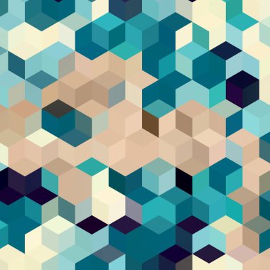 Geometrik desenlerle soyut sanat dokusu