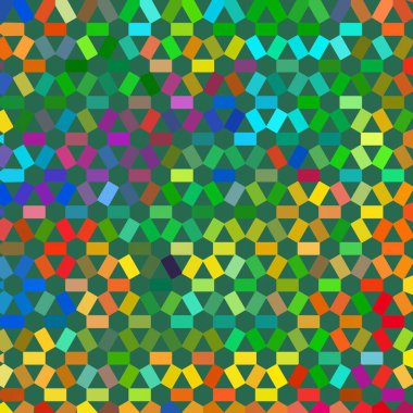 Renk fraktal geometrik soyut desen