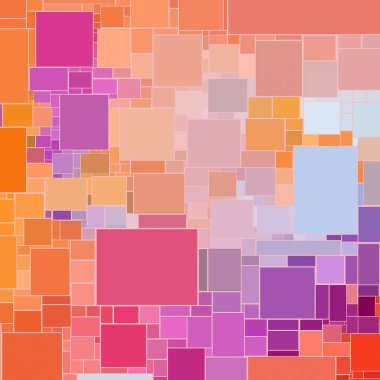 Soyut sanat dokusu. Kareler ile renkli doku. Modern sanat eserleri. Renkli görüntü