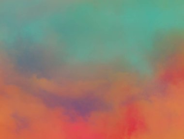 soyut grunge bulutlar, kopya alanı ile renkli arka plan