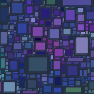 farklı geometrik desenler ile sanat deseni