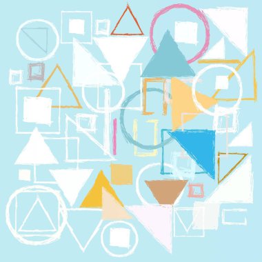 Geometrik desenli soyut doku