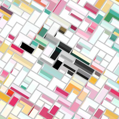 Geometrik desenli soyut doku