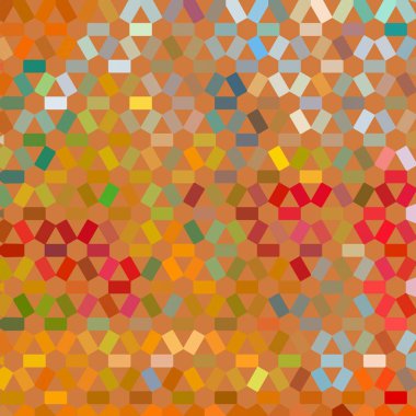 Renk fraktal geometrik soyut desen