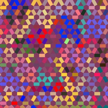 Renk fraktal geometrik soyut desen