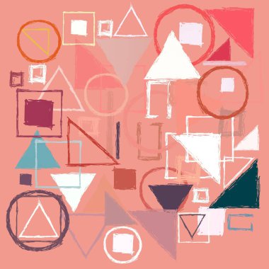 Geometrik desenli soyut doku