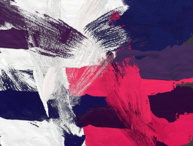 El yapımı tuvale yağlı boya. Soyut sanat dokusu. Renkli doku. Modern sanat eserleri. Yağlı boya darbeleri. Fırça darbeleri. Modern sanat. Çağdaş sanat. Sanatsal tuval.  