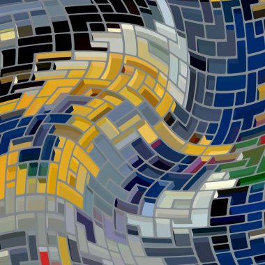 Geometrik desenli soyut doku