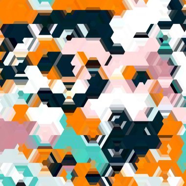 Soyut arkaplan ile kusursuz desen