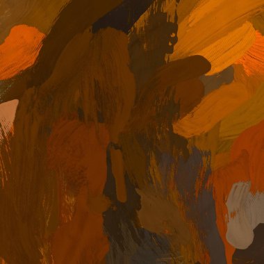 Tuval el yapımı yağlıboya. Renkli doku. Fırça darbeleri.